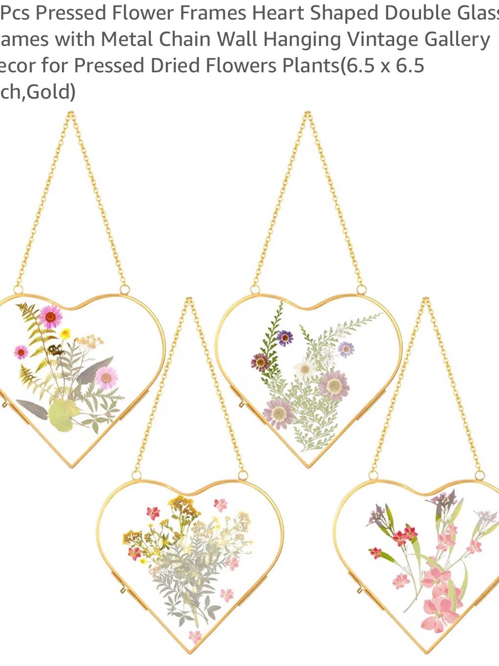 Heart Shaped Double Sided Frames